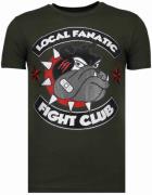 Local Fanatic Fight club spike rhinestone t-shirt