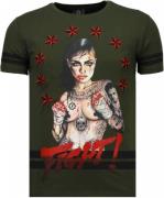 Local Fanatic Fighter! rhinestone t-shirt