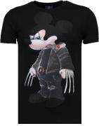 Local Fanatic Bad mouse rhinestone t-shirt