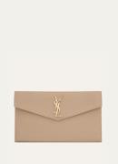 Saint Laurent Uptown clutch van kalfsleer