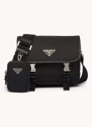 Prada Re-Nylon crossbodytas met leren details