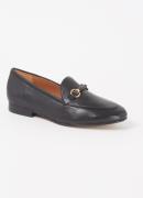 Dune London Wide Fit Grandeur loafer van leer