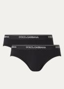 Dolce & Gabbana Slip met logoband in 2-pack