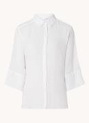 Josephine & Co Dillon blouse van linnen met driekwart mouw