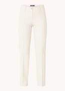 Gardeur Hose high waist tapered fit pantalon met plooidetail