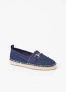 Dune London Gellato espadrille van denim