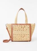 Dune London Daisy crossbodytas van raffia