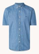 Levi's Authentic regular fit overhemd van chambray met logoborduring