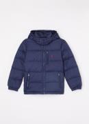 Ralph Lauren Puffer jack met donsvulling en afneembare capuchon