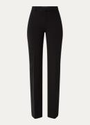 DRYKORN Bet mid waist straight fit pantalon met stretch