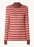 L.K.Bennett Allie longsleeve met col en streepprint