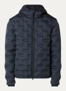 Replay Puffer jack met ritssluiting en logo