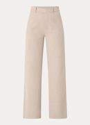 Bellamy Butterfly high waist straight fit pantalon met steekzakken