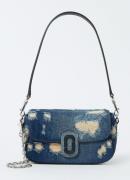 Marc Jacobs The Clover crossbodytas van denim met afneembare schouderr...