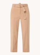 HUGO BOSS Tatepa high waist tapered fit cropped pantalon met strikcein...