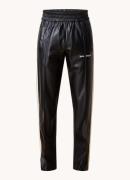 Palm Angels Tapered fit trackpants van imitatieleer met logo