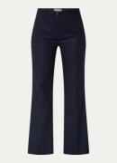 Mos Mosh MMRhys Caia mid waist flared pantalon met steekzakken