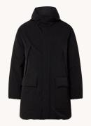 HUGO BOSS Mande parka met capuchon en klepzakken