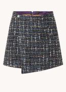 HUGO BOSS Tandra mini broekrok met tweed-look