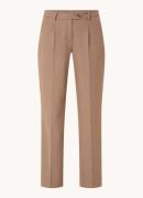 OPUS Morina high waist straight fit pantalon met persplooi