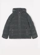 Airforce Morris puffer jas met capuchon