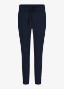 Studio Anneloes Startup high waist slim fit cropped broek met trekkoor...