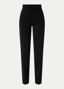 Vanilia High waist slim fit pantalon met ritszakken