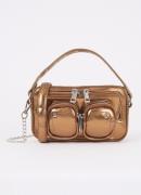 Núnoo Helena Small crossbodytas met metallic finish