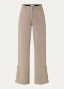 Dante 6 Noemia high waist straight fit pantalon met lurex en steekzakk...