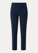 River Woods High waist slim fit pantalon met steekzakken