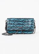 Zadig&Voltaire Rock Nano clutch van geitenleer met afneembare schouder...