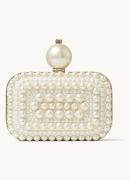 Jimmy Choo Micro Cloud clutch van geitenleer