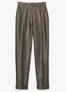 Reiss Sienna high waist tapered fit pantalon met lurex