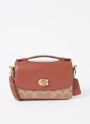 Coach Cassie 17 crossbodytas van kalfsleer met logoprint