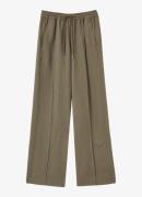 Reiss Sunnie high waist wide fit broek met trekkoord