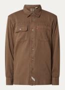 Levi's Auburn regular fit overshirt met borstzakken