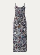 Zadig&Voltaire Ramelil maxi jurk met print en split