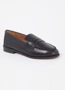 Dune London Wide Fit Ginelli loafer van leer