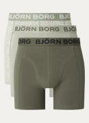 Björn Borg Boxershorts met logoband in 3-pack
