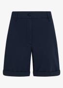 Tommy Hilfiger High waist wide fit korte broek in lyocellblend met ste...