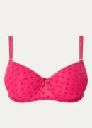 Marlies Dekkers Valentina voorgevormde balconette bh met flockprint