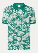 Gant Regular fit polo met tropische print