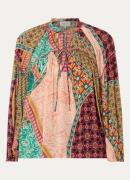 ba&sh Faith tuniek met print en keyhole