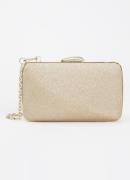 L.K.Bennett Charlotte clutch met glitter met afneembare schouderriem