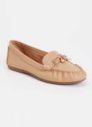 Dune London Wide Fit Grovers loafer van leer