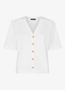 Whistles Ella blouse met gemêleerd dessin