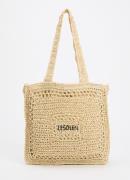 Barts Mahya schoudertas van raffia