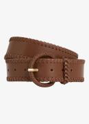 Reiss Gia riem van leer