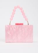 L.K.Bennett Maeve clutch met afneembare schouderriem