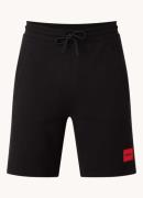 HUGO Diz222 straight fit korte joggingbroek met steekzakken